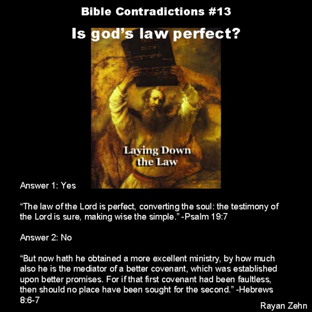 Bible contradictions 13