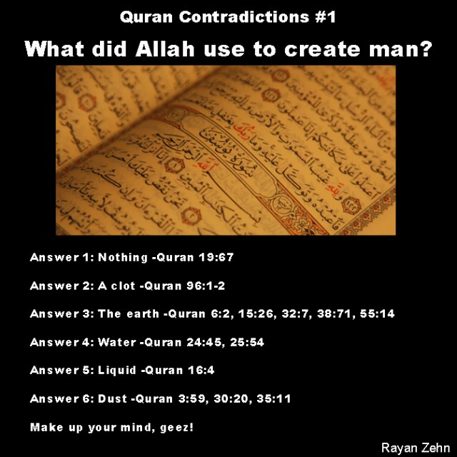 quran contradictions 1
