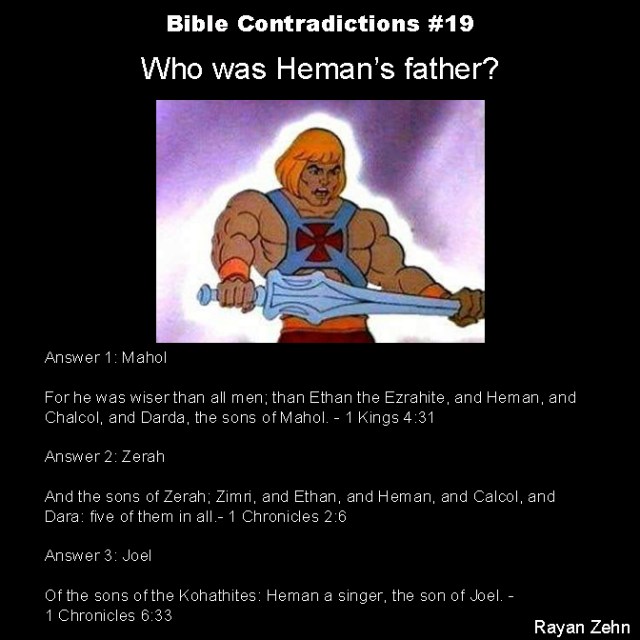 Bible contradictions 19