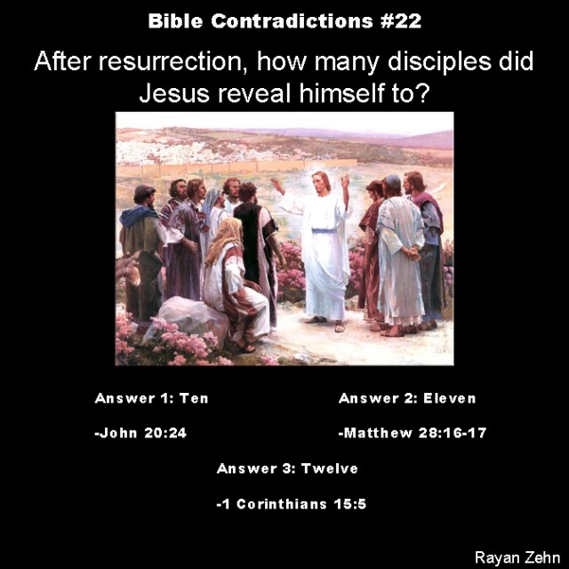 Bible contradictions 22