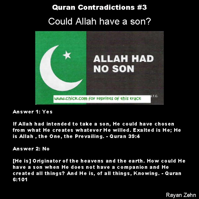 quran contradictions 3